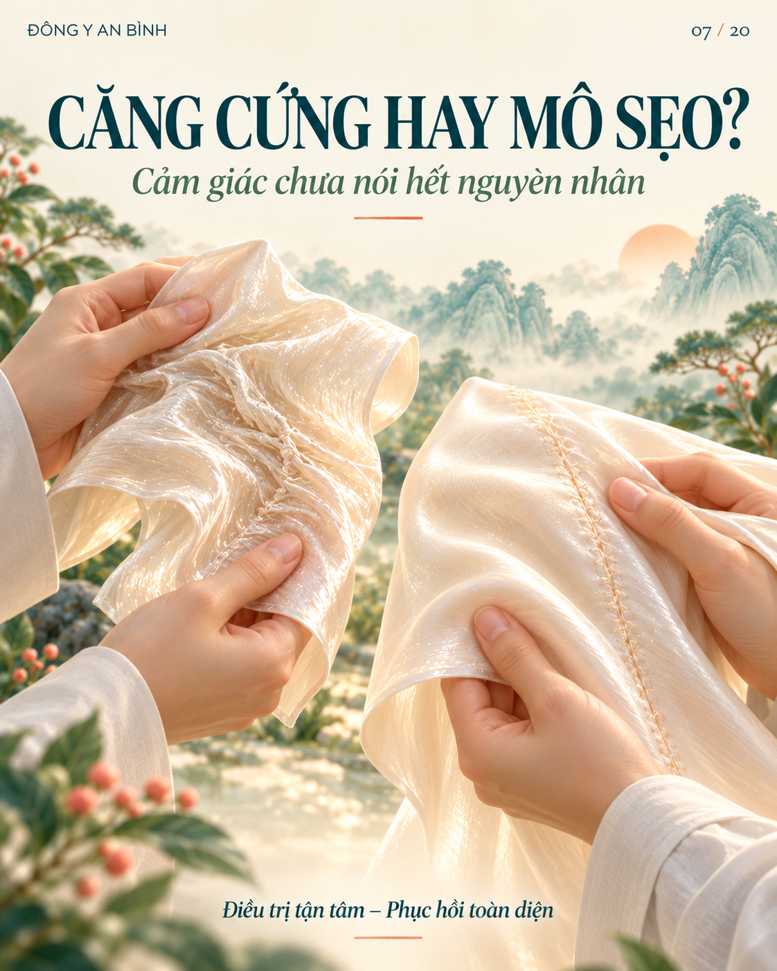 Căng cứng, đặc hóa và xơ hóa: đừng tự chẩn đoán chỉ từ cảm giác