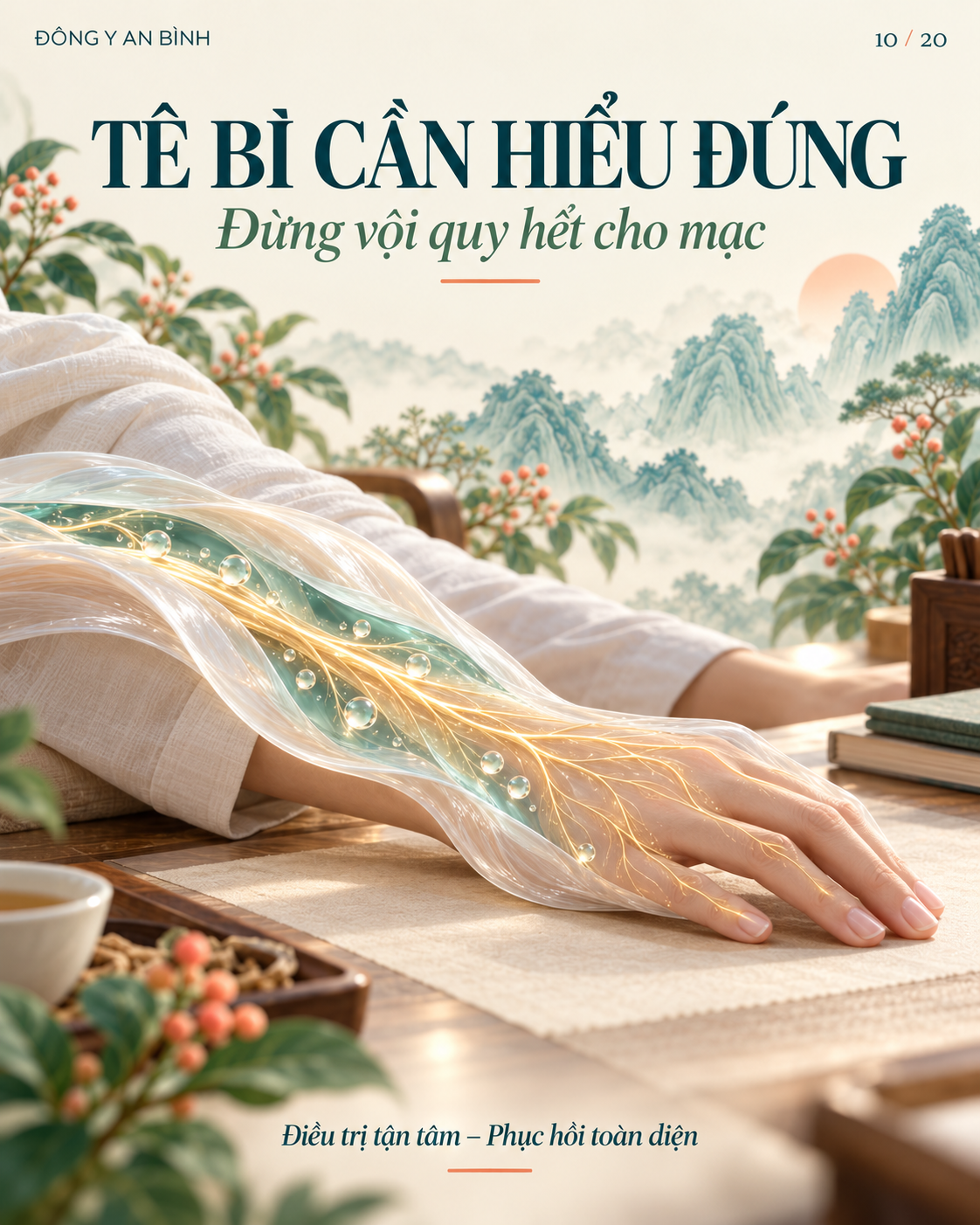 Tê tay, tê chân, đau lan: cần phân biệt điều gì trước khi trị liệu?
