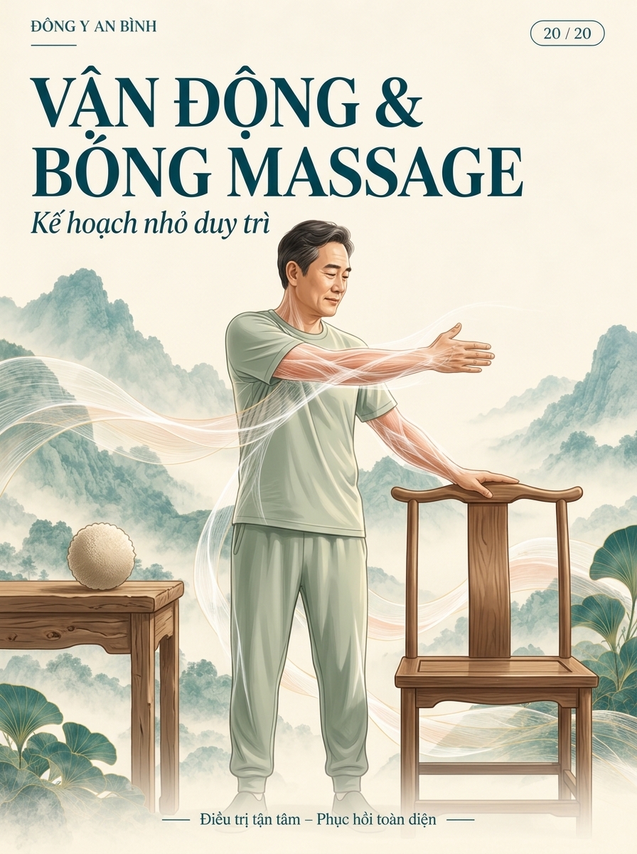 Vận động và bóng massage: xây một kế hoạch nhỏ có thể duy trì